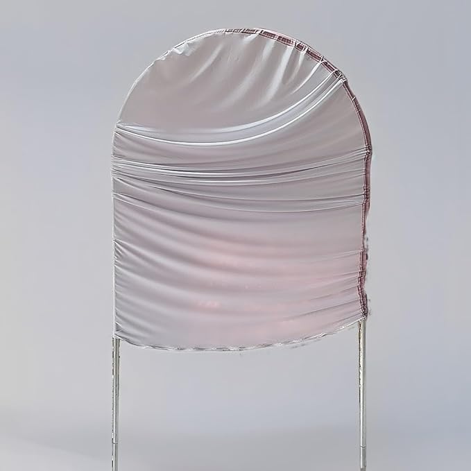 HUAYI Pink Ripples Pattern Arch Backdrop Cover for Birthday Party Wedding Baby Shower Decorations Chiara Backdrops Arched Wall Frame Stands Covers Props GP-456 2.5ft * 6ft