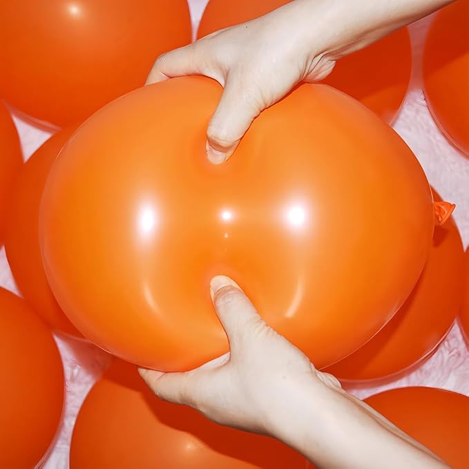 400 Pcs Orange Balloons 12 Inch Bulk Latex Balloon for Birthdays Weddings Party Decorations