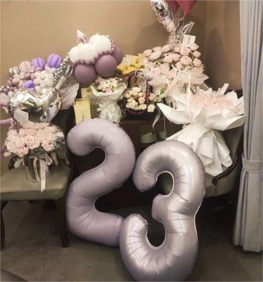 Lilac Number 1 Balloon for First Birthday 40 Inch, Lavender 1st One Number Balloons Birthday Decorations for Girl Boy Toddler Baby