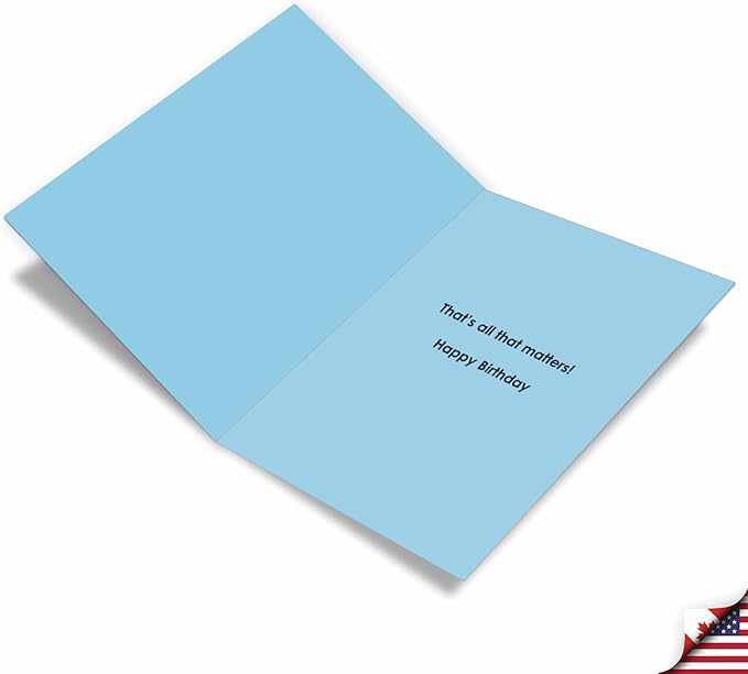 NobleWorks - 1 Large Happy Birthday Card (8.5 x 11 Inch) - Funny Cartoon Stationery for Celebrating Birthdays - See Cool Bands J4107