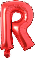 40 inch Red big size Number Letter alphabet Foil Helium Float Balloons Birthday Wedding Party Celebration decoration Air ball (40 INCH Red R)