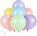 Pastel Balloons Latex Pastel Birthday Decorations 10 Pack 36 inch Round Helium Multicolor Macaron Rainbow Decor for Birthday Rainbow Party Baby Shower Wedding Easter Balloons Decorations