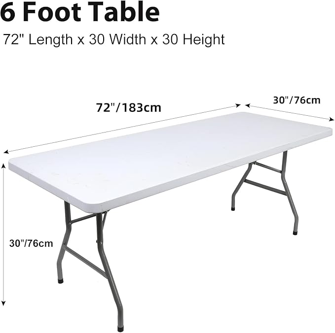 Table Covers for 6 Foot Tables, Sliver Gray Washable and Wrinkle Resistant Stretch Tablecloths Rectangle 6ft for Events, Wedding, Banquets, Parties