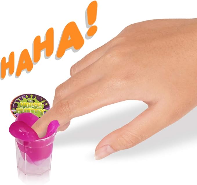 ArtCreativity Mini Noise Putty for Kids - Bulk Pack of 48 Slime - Assorted Vibrant Colors, Birthday Party Favors, Goodie Bag Stuffers, Piñata Filler, Funny Prank Toy, for Boys and Girls