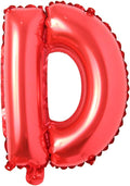 40 inch Red big size Number Letter alphabet Foil Helium Float Balloons Birthday Wedding Party Celebration decoration Air ball (40 INCH Red D)