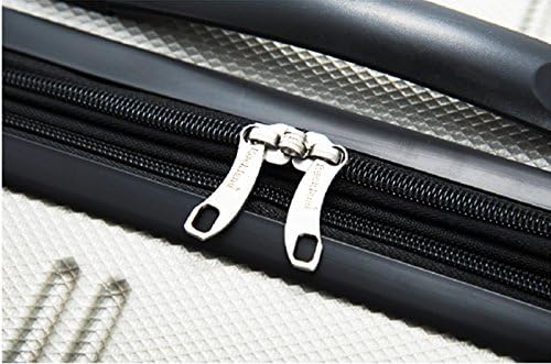 Rockland Melbourne Hardside 2 Piece Expandable Spinner Wheel Luggage Set, (20"/28"), Silver