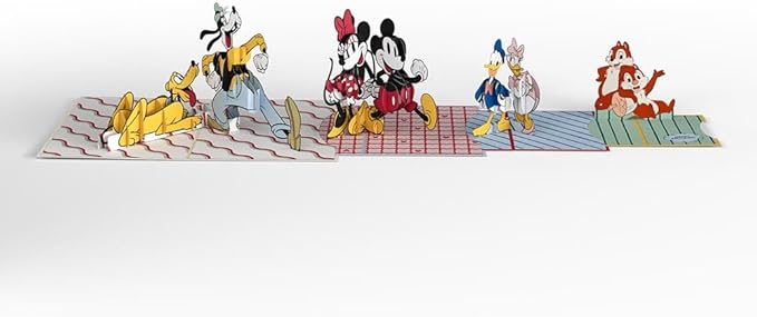 Lovepop Mickey and Friends 3D Pop-Up Birthday Card - for Him, Her, Kids, Boys, Girls, Men, Women
