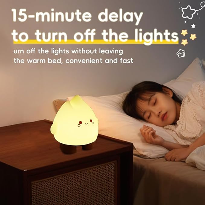Bonfire Night Light, Flame Night Light, USB Charging Cute Flame Light, The Best Gift for Boys and Girls Bedroom Decoration Camping Trip