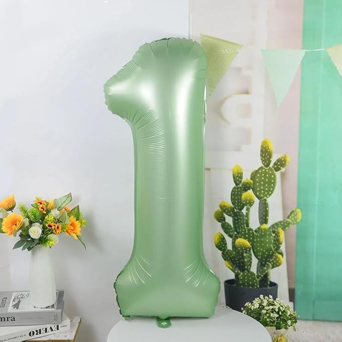 40 Inch Olive Green Numbers 9 Balloon, Balloons Decorations for 9 19 90 Birthday Party, Engagement, Wedding, Graduations, Photo Shoot Supplies