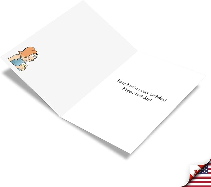 NobleWorks - Funny Birthday Greeting Card with 5 x 7 Inch Envelope (1 Card) Bday Adult Lemonade C7927BDG