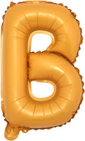 16" inch Single Orange Alphabet Letter Number Balloons Aluminum Hanging Foil Film Balloon Wedding Birthday Party Decoration Banner Air Mylar Balloons (16 Inch Orange B)