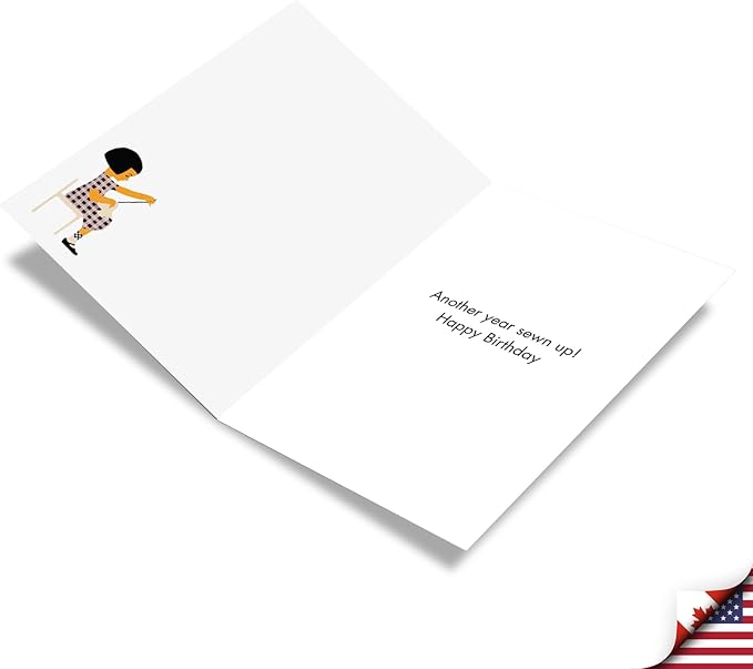 NobleWorks - 1 Funny Women's Birthday Card - Hilarious Bday Greeting Card with Envelope, Sassy Celebration - Crafty Bitch C9312BDG