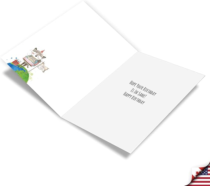 NobleWorks - 1 Funny Birthday Greeting Card w/ 5 x 7 Envelope For Men, Women - Bday Traveled A Lot C8643BDG