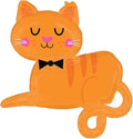 Adorable Orange Tabby Cat Jumbo 31" Foil Party Balloon