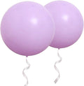 36 Inch Giant Round Balloons Macaron Purple Pink 6 Packs Latex Balloons for Photo Shoot Wedding Baby Shower Birthday Party Decorations