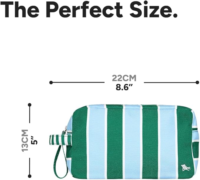 Dock & Bay Toiletry Bag - Large Travel Toiletries Kit - Peppermint Punch