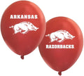 Arkansas Razorbacks Balloons 10 Pack 11" Official Licensed Logos, Helium Quality Latex Balloons, Perfect for College Football Team Celebration, Decorated Front and Back by Westrick