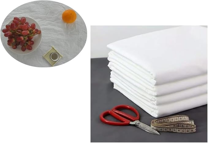 Paper Tablecloths for Rectangle Tables 5 Pack,White Disposable Paper Tablecloth, 3 Ply Paper & Plastic 54" x 108" Tablecover, Table Cloth for Various Occasions Parties, Indoor & Outdoor Banquet Use