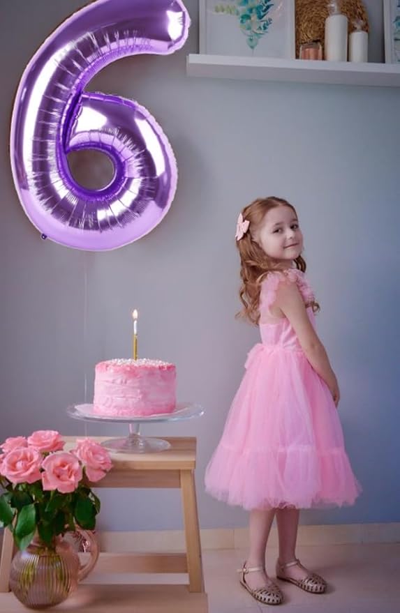 Number 0 Balloons 40 Inch Purple Number Balloons for 10 20 30 40 50 60 70 80 90 100 Numbers Balloon Birthday Decorations Wedding Event Baby Shower