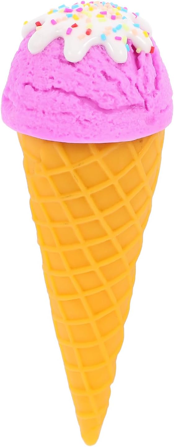 Artificial Ice Cream Cone, Realistic Simulation Ice Cream Toys with Multiple Flavors, Fake Dessert Model for Store Window Display, Photography Prop, Perfect for Cafes & Home Decor