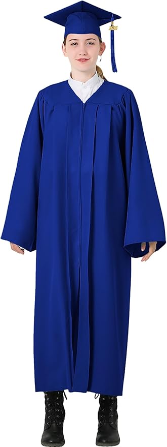 GraduatePro Matte Graduation Cap and Gown Class of 2026 Set Bulk with Tassel for High School & College 12 Colors