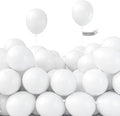 PartyWoo Balloons, 50 pcs 5 Inch Matte White Balloons, for Balloon Garland or Balloon Arch as Party Decorations, Wedding Decorations, Neutral Baby Shower Decorations, White-Y13
