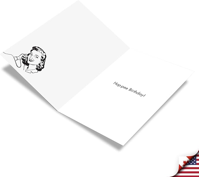 NobleWorks - 1 Hilarious Happy Birthday Card - Funny Retro Spouse Humor, Celebrate Birthdays - It Depends C3295BDG