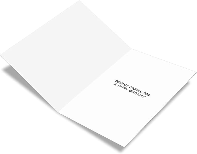 NobleWorks Big Breaths Unique Funny Birthday Card with Envelope 4813
