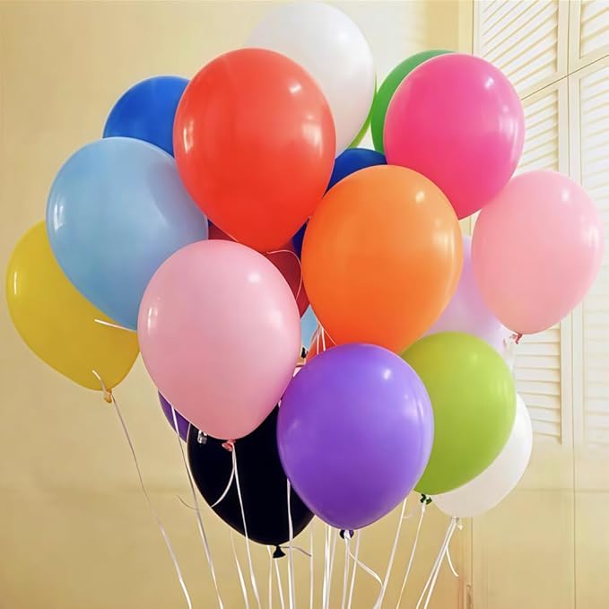 500 Pcs 12 Inch Rainbow Balloons Assorted Colors Latex Multicolor Bulk Balloon 13 Kinds Color for Birthdays Weddings Party Decorations
