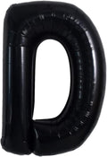 TONIFUL 40 Inch Large Black D Letter Balloon - Jumbo Helium Foil Mylar Big Alphabet for 2026 New Year Eve Graduation Wedding Baby Shower Birthday Party Anniversary Supplies Decorations