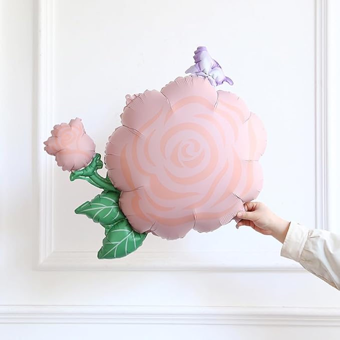 Pink and Green Balloon Garland Arch Kit, 149pcs Pastel Pink Green Latex Balloons with Rose Flower Foil Balloon for Fairy Wonderland Spring Garden Girls Birthday Summer Safari Party Decorations