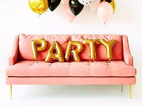 Glanzzeit 16 Inch Gold Balloons Decor Letters A to Z Numbers 0 to 9 for Wedding Prom Birthday Party (Letter Y)