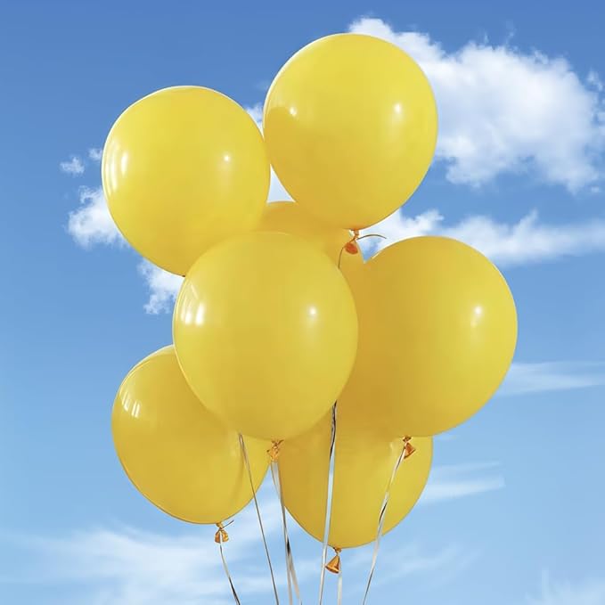 400 Pcs Yellow Balloons 12 Inch Bulk Latex Balloon for Birthdays Weddings Party Decorations