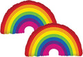 Artisan Owl Set of 2 Colorful Rainbow Jumbo 32" Foil Party Balloons