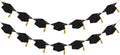 Graduation Decorations Class of 2026 Glitter Pre-Strung Congrats Grad with Tassel Party Congratulations Banner Decor College High School Graduation Party Favors Black
