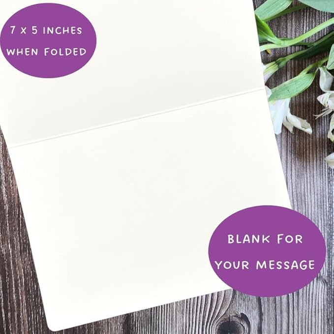 Astronaut Birthday Card (7X5 Inch and Blank Inside for All Occasions) outer space birthday card, retirement note, or astronaut thank you card - 936