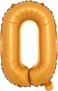 16" inch Single Orange Alphabet Letter Number Balloons Aluminum Hanging Foil Film Balloon Wedding Birthday Party Decoration Banner Air Mylar Balloons (16 Inch Orange 0)