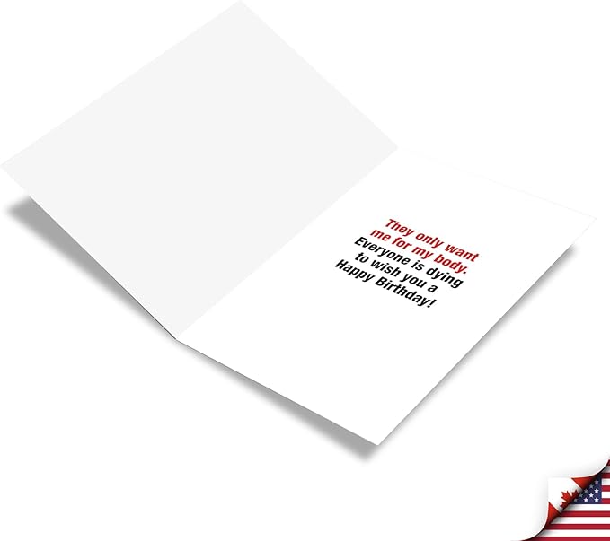 NobleWorks - 1 Hilarious Happy Birthday Card - Funny Retro Spouse Humor, Celebrate Birthdays - Funeral Home C7198BDG