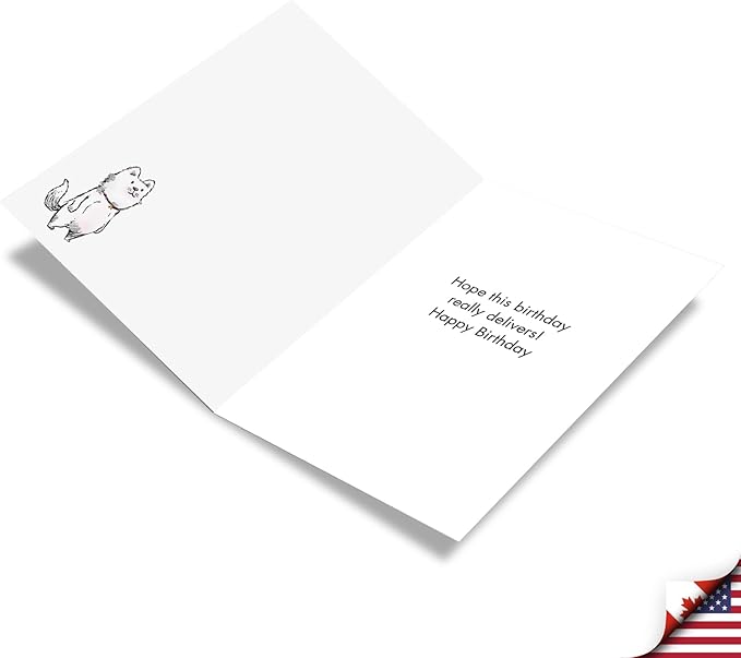 NobleWorks Humorous Birthday Greeting Card with 5 x 7 Inch Envelope (1 Card) Proof of Delivery C7867BDG