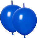 Link Balloons Blue 12 Inch Latex Quick Linkale Balloon 160 Pcs for Birthday, Halloween, Christmas, Party Festival Decorations