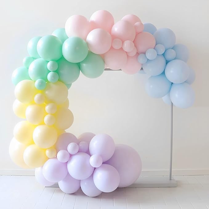 105pcs Baby Blue Balloons 12inch Party Latex Balloons for Birthday Graduation Baby Shower Anniversary New Year Holiday Party Decorations