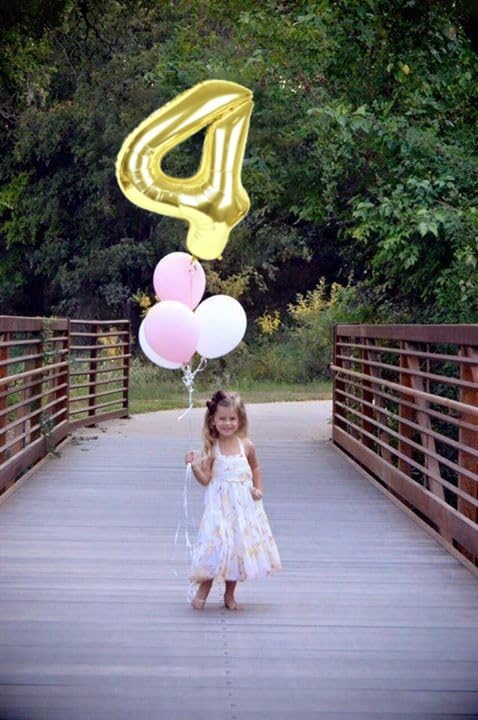 Numbers Balloon 3, 40 Inch Large Light Gold Balloon for Three Year Old Birthday Decor, 3 13 30 31 Birthday Party Decorations for Wedding Supplies