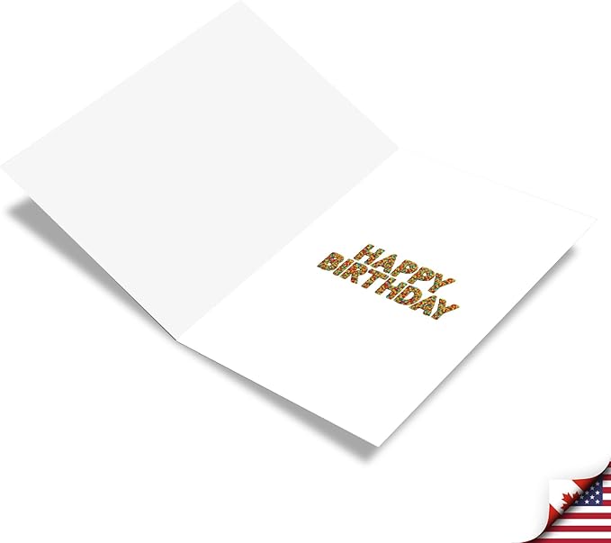 NobleWorks - Milestone Birthday Greeting Card with Envelope (4.63 x 6.75 Inch) - Big Day 102 C2765MBG