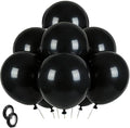 Black Balloons Party Decorations 30 Pack 18 inch Round Halloween Latex Balloons for Black Themed Wedding Graduation Anniversary Birthday Party Backdrop Decorations