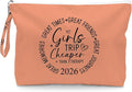 Fokongna Girls Trip Gifts Wet Bag Wet Dry Bag Beach Bags Favors for Swimsuit Toiletry Bags Travel Essentials For Women, For Beach Travel Gym Swimsuit Dirty Clothes Diaper. Orange