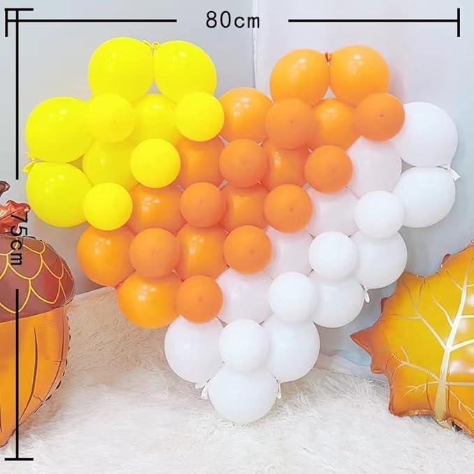 Link Balloons Yellow 6 Inch Latex Quick Linkale Balloon 160 Pcs for Birthday, Halloween, Christmas, Party Festival Decorations