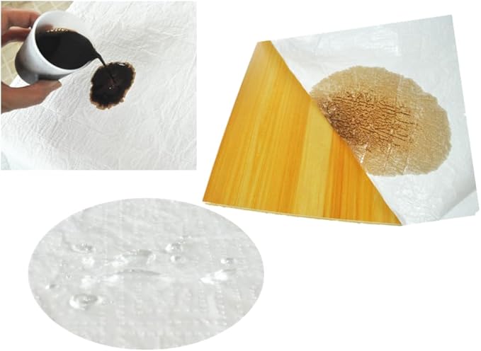 Paper Tablecloths for Rectangle Tables 7 Pack,White Disposable Paper Tablecloth, 3 Ply Paper & Plastic 54" x 108" Tablecover, Table Cloth for Various Occasions Parties, Indoor & Outdoor Banquet Use