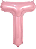 Pink Letter T Balloons,40 Inch T Balloons Letter Mylar Helium Large Pink T Balloon for Birthday Party Anniversary Decorations