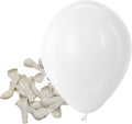 Bezente White Balloons Latex Party Balloons - 150 Pack 5 inch Matte White Helium Balloons for White Themed Wedding Birthday Bridal Shower Party Decorations