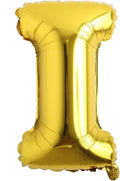32 inch Letter Balloons Gold Alphabet Number Balloons Foil Mylar Party Wedding Bachelorette Birthday Bridal Shower Graduation Anniversary Celebration Decoration (32 inch I Gold)